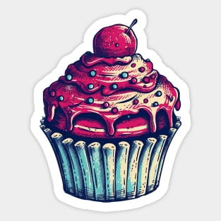 Magenstic cupcake Sticker